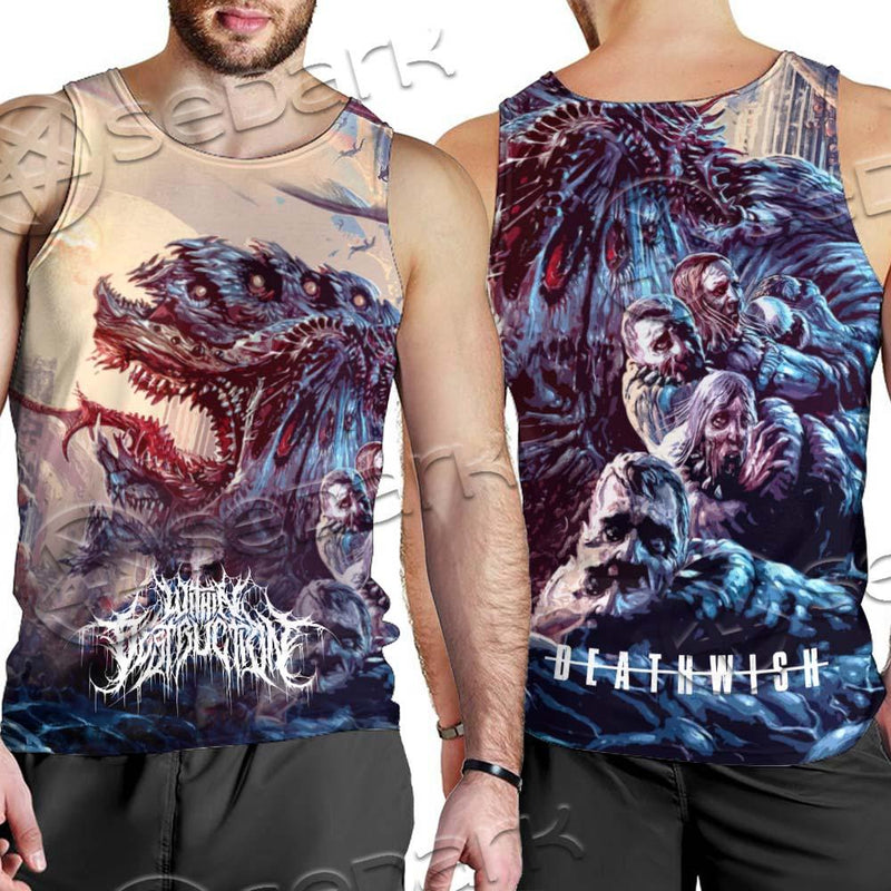 Satan Within Destruction SED-0721 Men Tank-tops