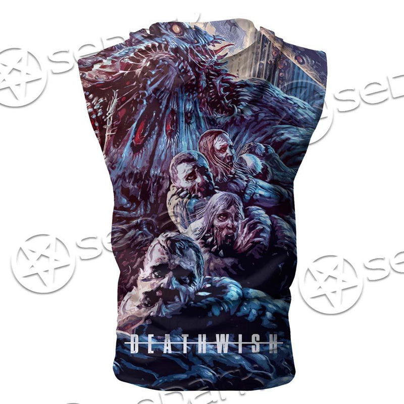 Satan Within Destruction SED-0721 Zip Sleeveless Hoodie