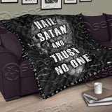 Hail Satan And Trust No One SED-0722 Quilt