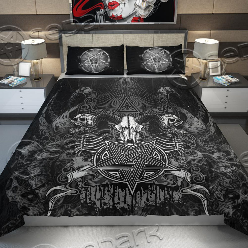 Pentagram Goat Head SED-0723 Bed set