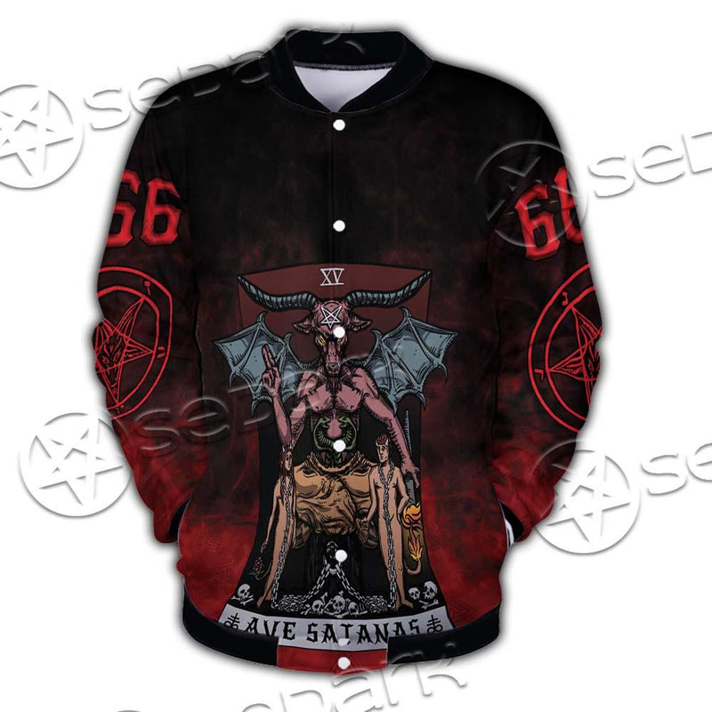 Satan Tarot Card SED-0726 Button Jacket