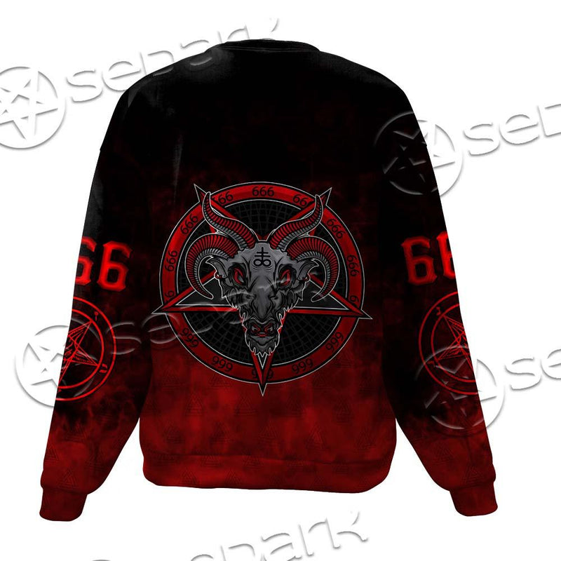 Satan Tarot Card SED-0726 Unisex Sweatshirt