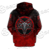 Satan Tarot Card SED-0726 Hoodie & Zip Hoodie Raglan