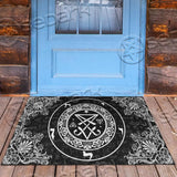 Satanic Leviathan Occult Boho SED-0728 Door Mat