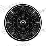 Viking Runes And Witch SED-0729 Round Carpet