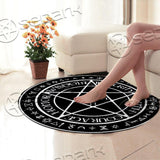Pentagram Witch SED-0730 Round Carpet