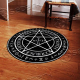 Pentagram Witch SED-0730 Round Carpet