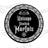 Baphomet Sigil Goat Head SED-0731 Round Carpet