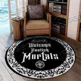 Baphomet Sigil Goat Head SED-0731 Round Carpet