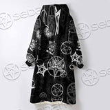Baphomet Forever Occult SED-0732 Oversized Sherpa Blanket Hoodie