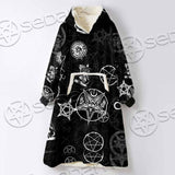 Baphomet Forever Occult SED-0732 Oversized Sherpa Blanket Hoodie