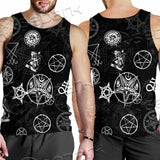 Baphomet Forever Occult SED-0732 Men Tank-tops
