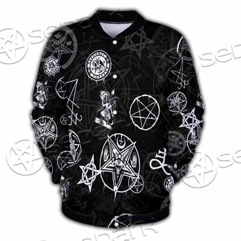 Baphomet Forever Occult SED-0732 Button Jacket