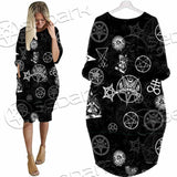 Baphomet Forever Occult SED-0732 Batwing Pocket Dress