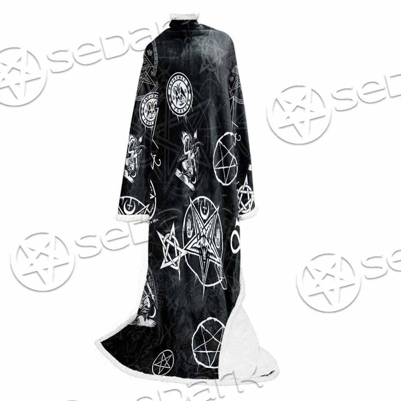 Baphomet Forever Occult SED-0732 Sleeved Blanket