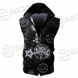 Baphomet Forever Occult SED-0732 Zip Sleeveless Hoodie