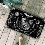 Gothic Ouija Board Cat SED-0736 Door Mat