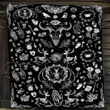 Gothic Witchy Witchcraft SED-0741 Quilt