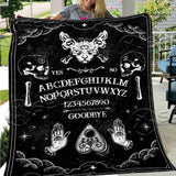 Gothic Occult Ouija Board Cat SED-0744 Quilt