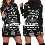 Gothic Spirit Board Ouija SED-0745 Hoodie Dress