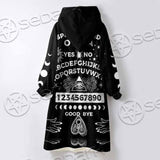 Gothic Spirit Board Ouija SED-0745 Oversized Sherpa Blanket Hoodie