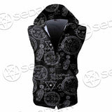 Gothic Witchy Occult SED-0747 Zip Sleeveless Hoodie