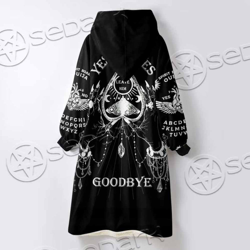 Gothic Ouija SED-0748 Oversized Sherpa Blanket Hoodie
