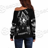 Gothic Ouija SED-0748 Off Shoulder Sweaters