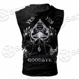 Gothic Ouija SED-0748 Zip Sleeveless Hoodie