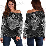 Viking Fenrir Wolf SED-0749 Off Shoulder Sweaters