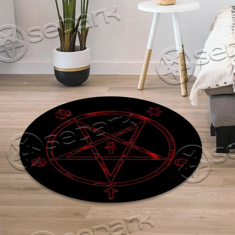 Pentagram Occult SED-0751 Round Carpet