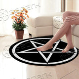 Simple Pentagram SED-0752 Round Carpet