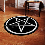 Simple Pentagram SED-0752 Round Carpet