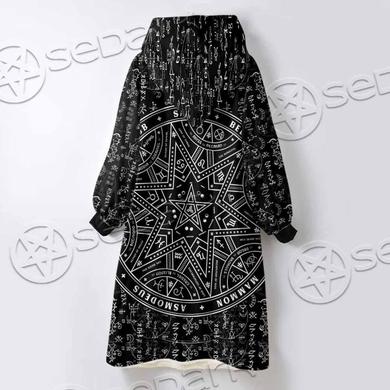 Summoning Board SED-0753 Oversized Sherpa Blanket Hoodie