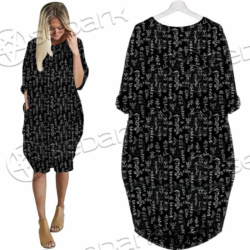 Summoning Board SED-0753 Batwing Pocket Dress
