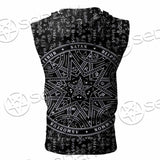 Summoning Board SED-0753 Zip Sleeveless Hoodie