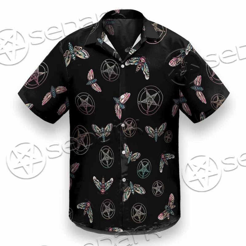 Death Moth Baphomet SED-0755 Shirt Allover