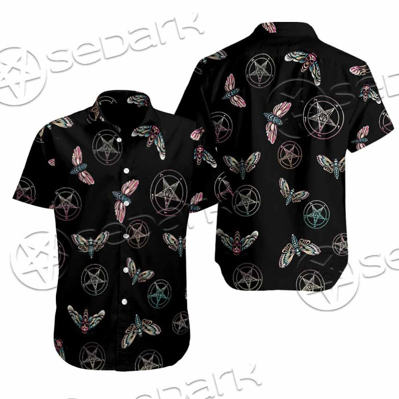 Death Moth Baphomet SED-0755 Shirt Allover