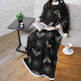Death Moth Baphomet SED-0755 Sleeved Blanket