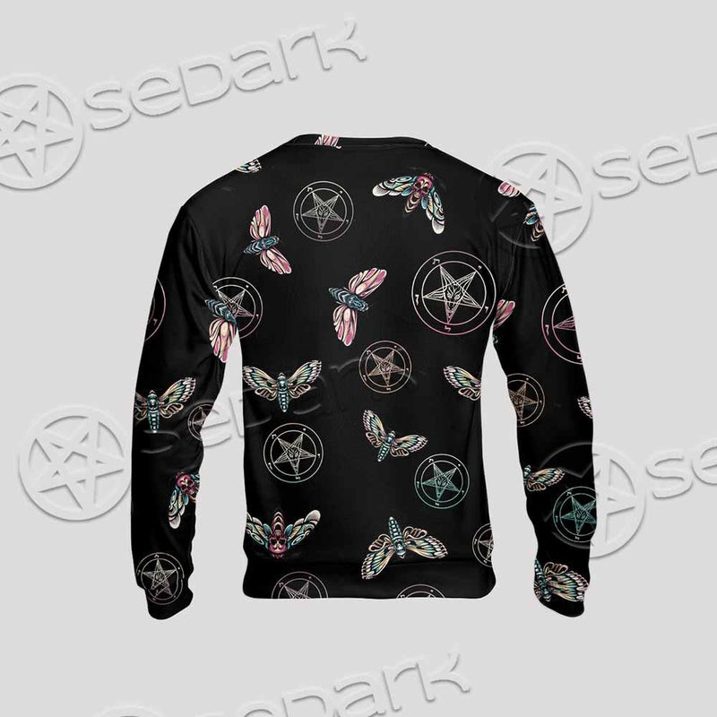 Death Moth Baphomet SED-0755 Unisex Sweatshirt