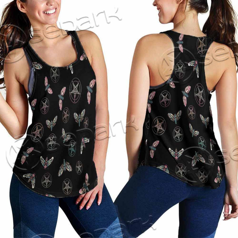 Death Moth Baphomet SED-0755 Women Tank Top
