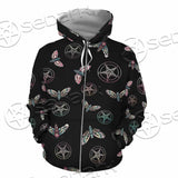 Death Moth Baphomet SED-0755 Hoodie & Zip Hoodie