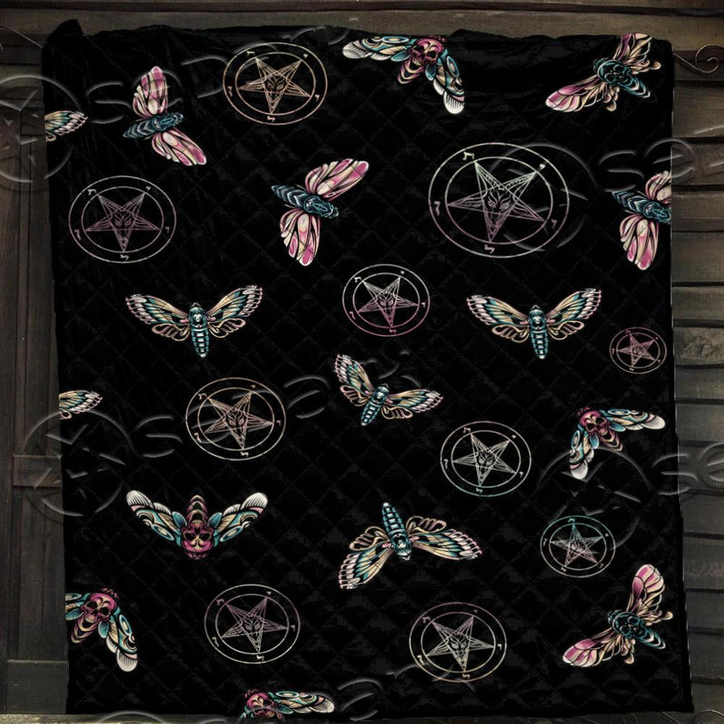 Death Moth Baphomet SED-0756 Quilt