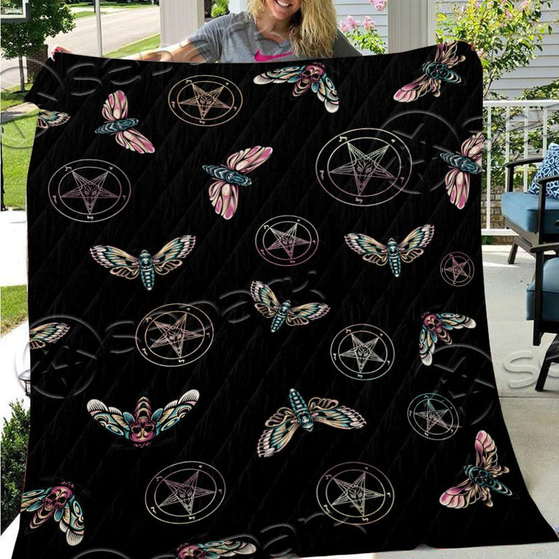 Death Moth Baphomet SED-0756 Quilt