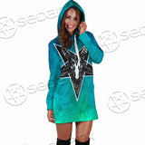 Gradiant Baphomet Mint SED-0757 Hoodie Dress