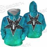 Gradiant Baphomet Mint SED-0757 Hoodie & Zip Hoodie