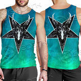 Gradiant Baphomet Mint SED-0757 Men Tank-tops