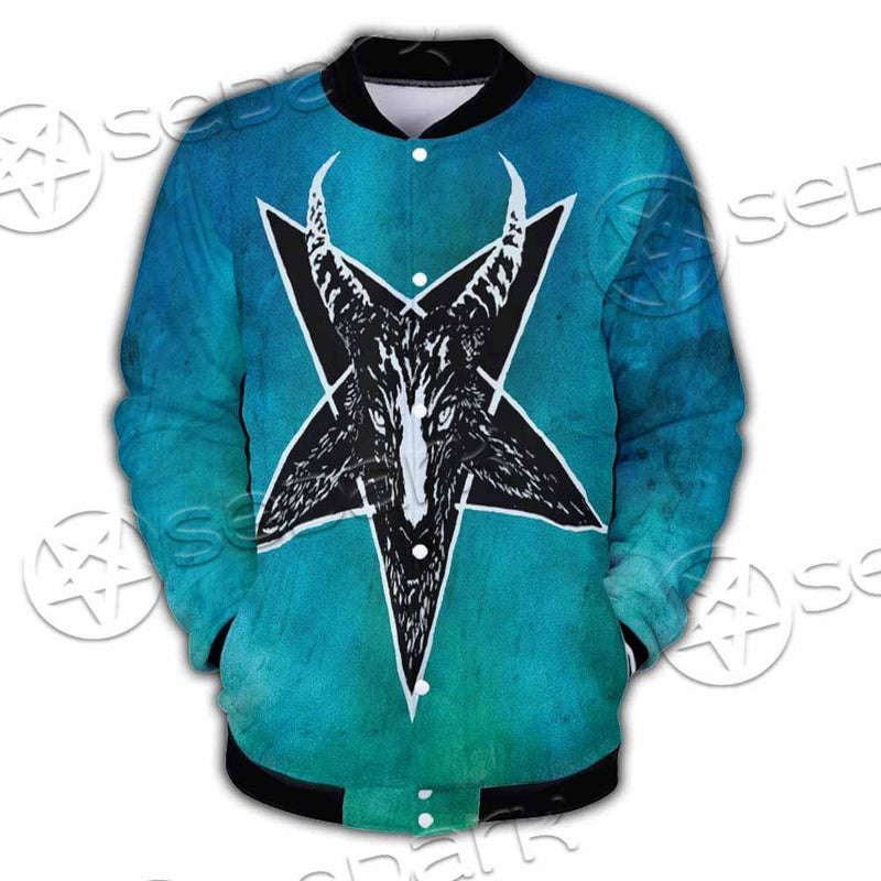 Gradiant Baphomet Mint SED-0757 Button Jacket