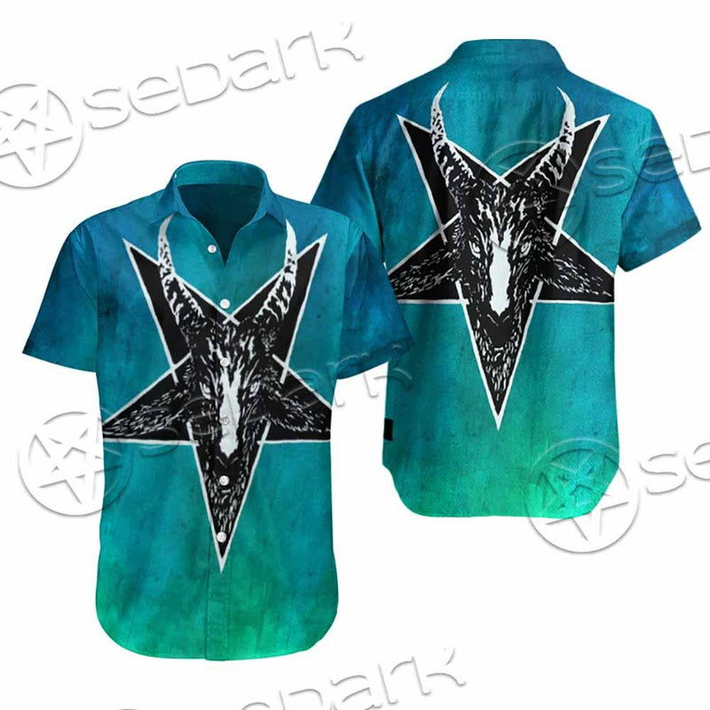 Gradiant Baphomet Mint SED-0757 Shirt Allover