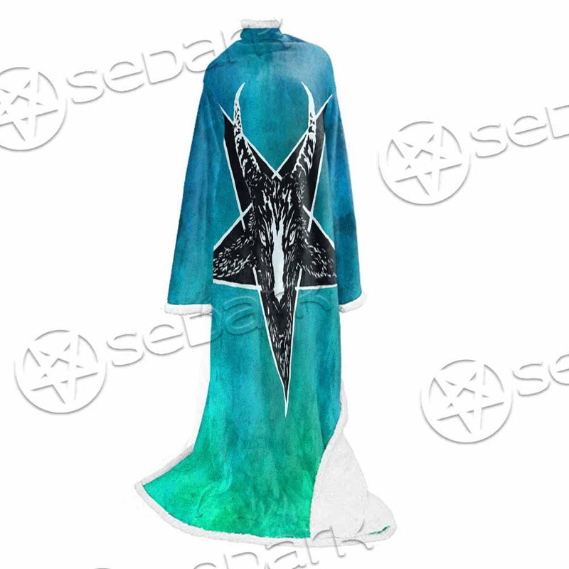Gradiant Baphomet Mint SED-0757 Sleeved Blanket